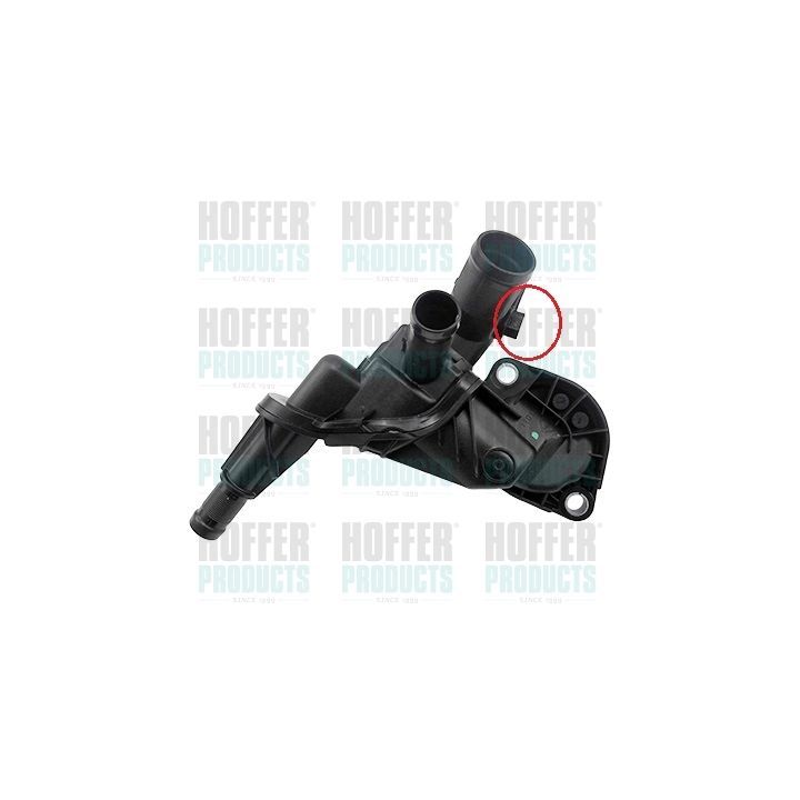 Termostatas, aušinimo skystis HOFFER 8192858