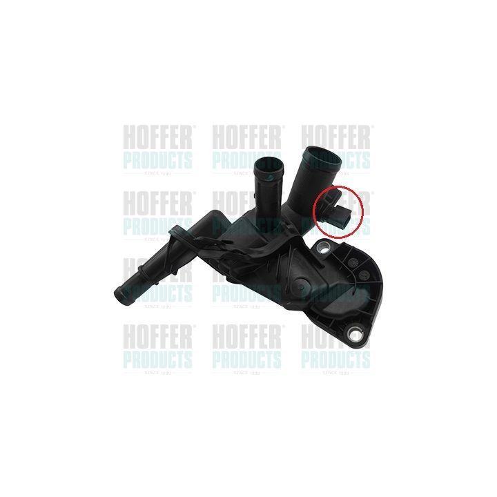 Termostatas, aušinimo skystis HOFFER 8192860