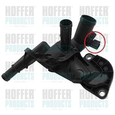 Termostatas, aušinimo skystis HOFFER 8192860