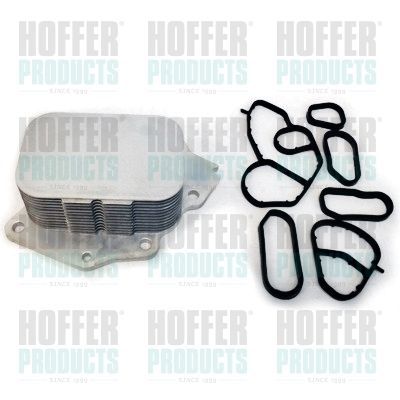 Alyvos aušintuvas, variklio alyva HOFFER 8095050