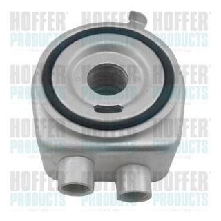 Alyvos aušintuvas, variklio alyva HOFFER 8095228