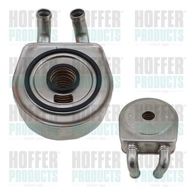 Alyvos aušintuvas, variklio alyva HOFFER 8095293