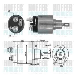 Solenoidinis jungiklis, starteris HOFFER 46030