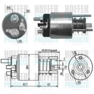Solenoidinis jungiklis, starteris HOFFER 46050