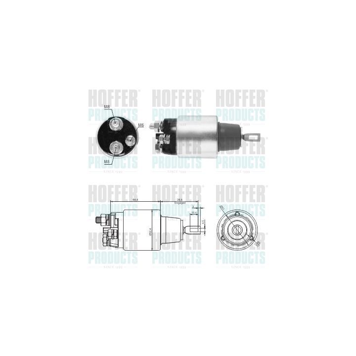 Solenoidinis jungiklis, starteris HOFFER 46313