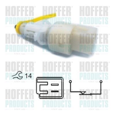 Stabdžių žibinto jungiklis HOFFER 3500037