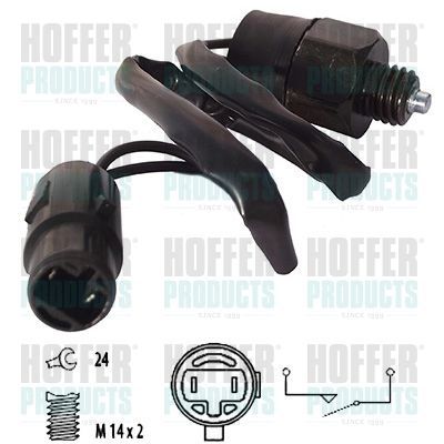 Jungiklis, atbulinės eigos žibintas HOFFER 3600036