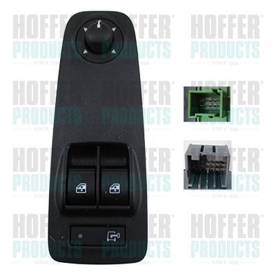 Jungiklis, lango pakėliklis HOFFER 2106489