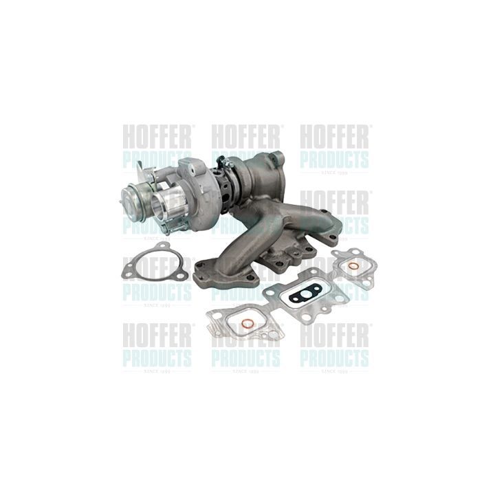 Kompresorius, įkrovimo sistema HOFFER 6900841