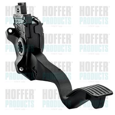 Važiavimo pedalų komplektas HOFFER 7513643