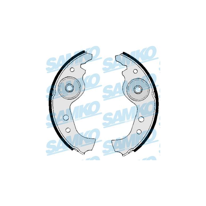 Stabdžių trinkelių komplektas SAMKO 80890