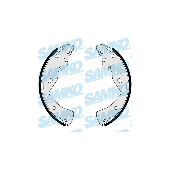 Stabdžių trinkelių komplektas SAMKO 81019