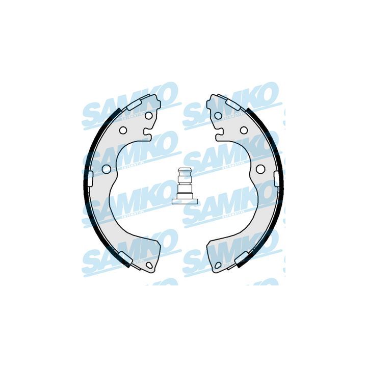 Stabdžių trinkelių komplektas SAMKO 81024