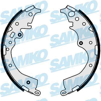 Stabdžių trinkelių komplektas SAMKO 81035