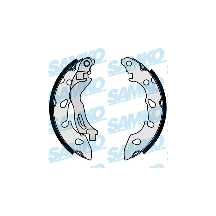 Stabdžių trinkelių komplektas SAMKO 81088