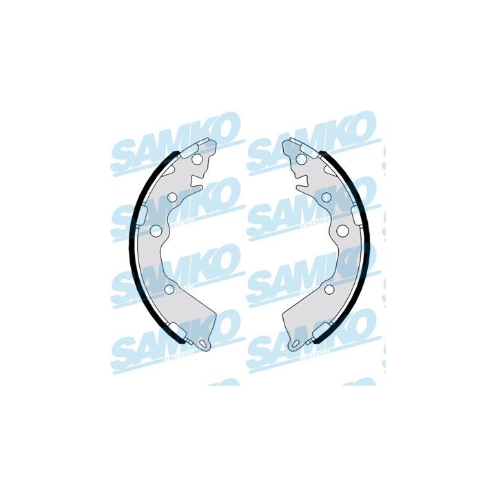 Stabdžių trinkelių komplektas SAMKO 81167
