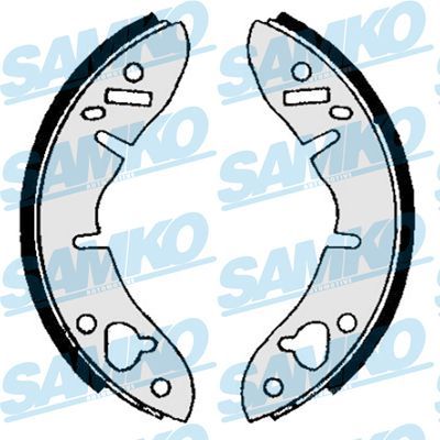 Stabdžių trinkelių komplektas SAMKO 81560