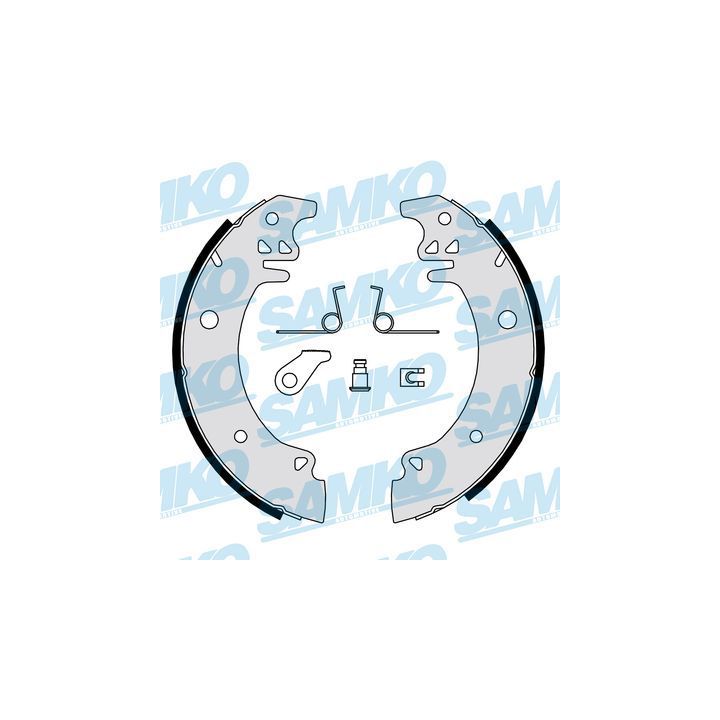 Stabdžių trinkelių komplektas SAMKO 82751