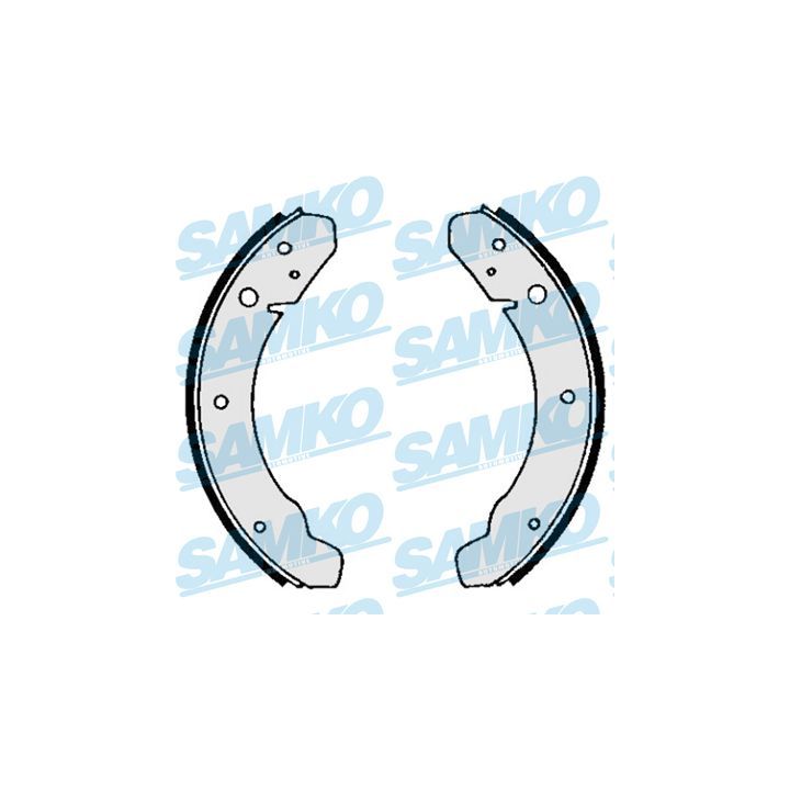 Stabdžių trinkelių komplektas SAMKO 83890