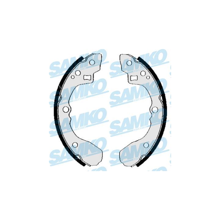 Stabdžių trinkelių komplektas SAMKO 84840