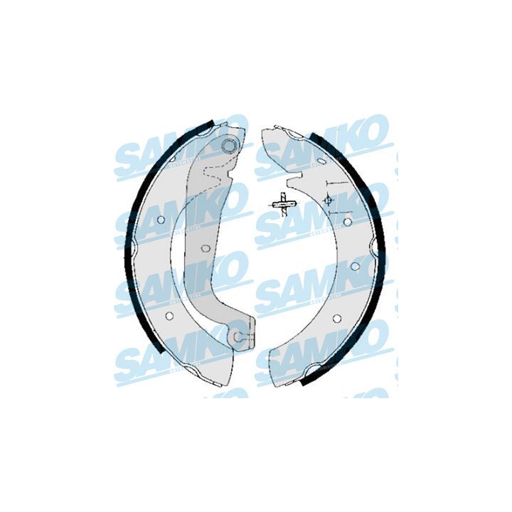 Stabdžių trinkelių komplektas SAMKO 85020