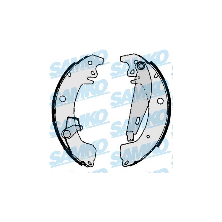 Stabdžių trinkelių komplektas SAMKO 85095