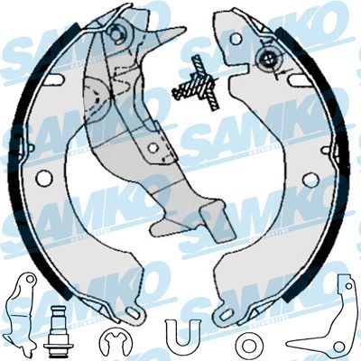 Stabdžių trinkelių komplektas SAMKO 85221