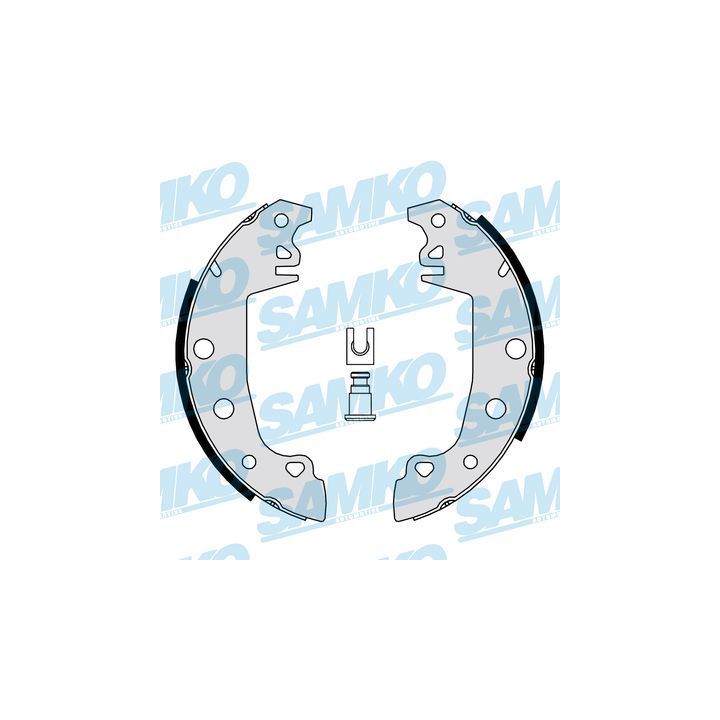 Stabdžių trinkelių komplektas SAMKO 85890