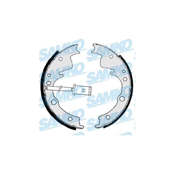 Stabdžių trinkelių komplektas SAMKO 86060