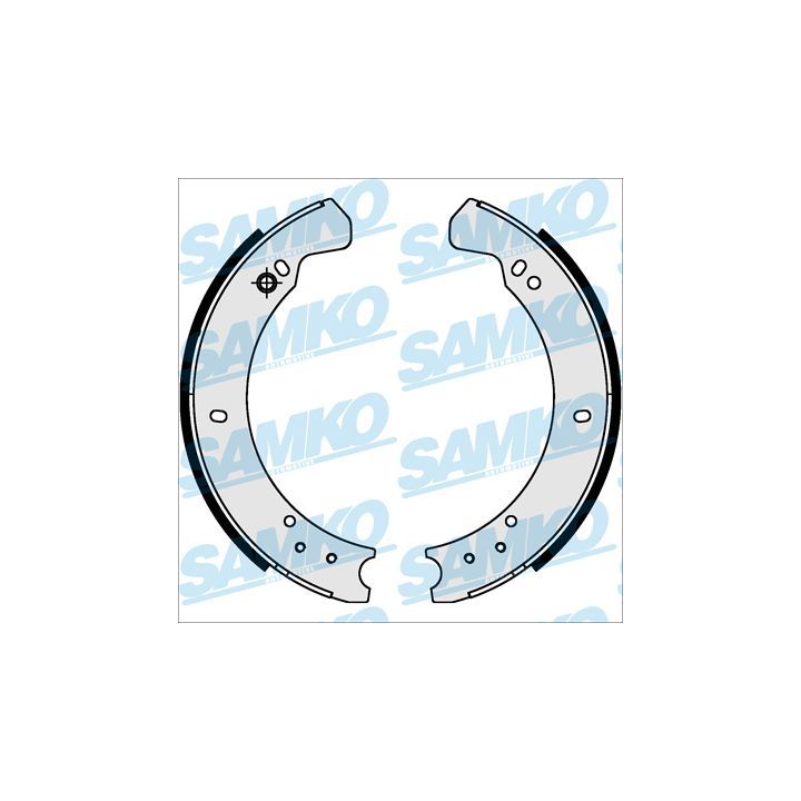 Stabdžių trinkelių komplektas SAMKO 86080