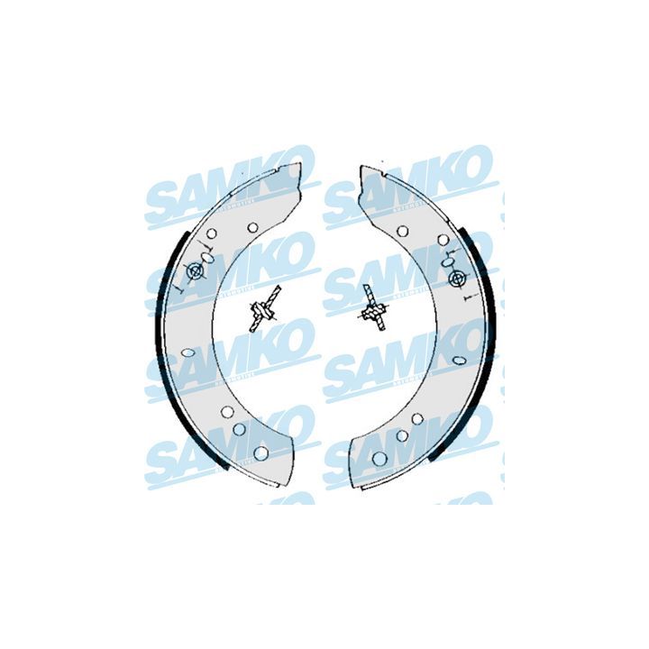 Stabdžių trinkelių komplektas SAMKO 86090