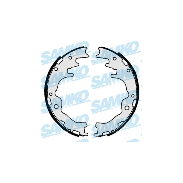 Stabdžių trinkelių komplektas SAMKO 86510