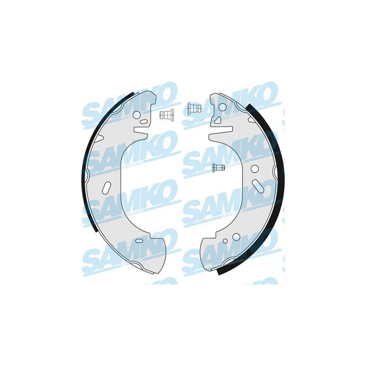 Stabdžių trinkelių komplektas SAMKO 86750