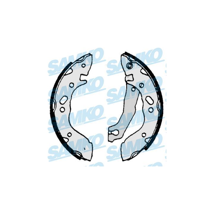 Stabdžių trinkelių komplektas SAMKO 87000