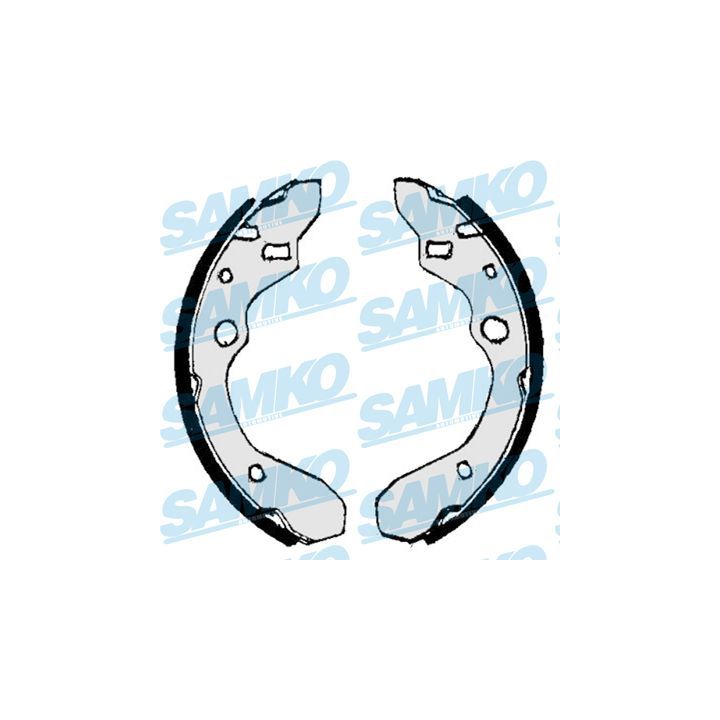 Stabdžių trinkelių komplektas SAMKO 87010
