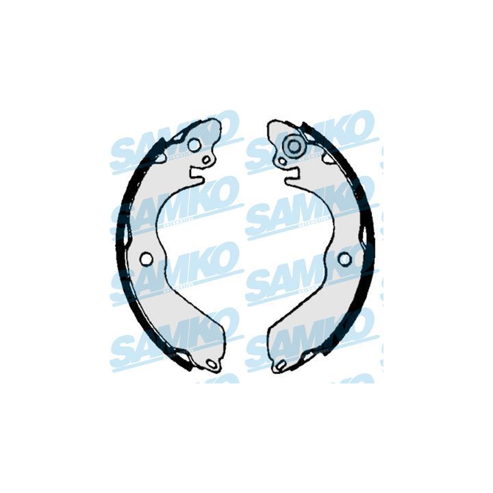 Stabdžių trinkelių komplektas SAMKO 87020