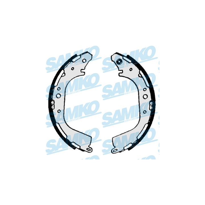 Stabdžių trinkelių komplektas SAMKO 87040