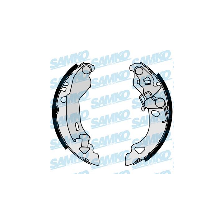 Stabdžių trinkelių komplektas SAMKO 87080