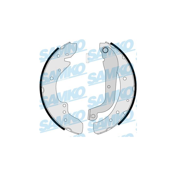 Stabdžių trinkelių komplektas SAMKO 87105