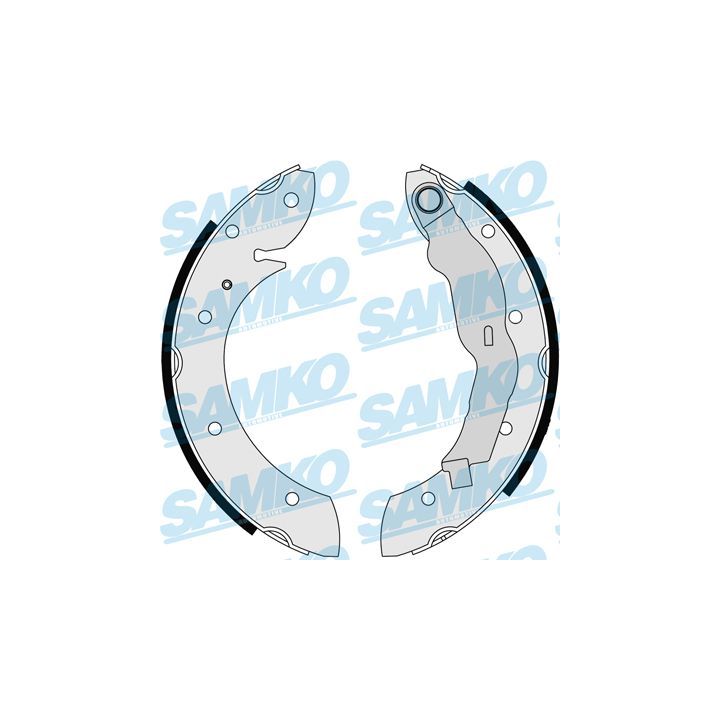 Stabdžių trinkelių komplektas SAMKO 87135