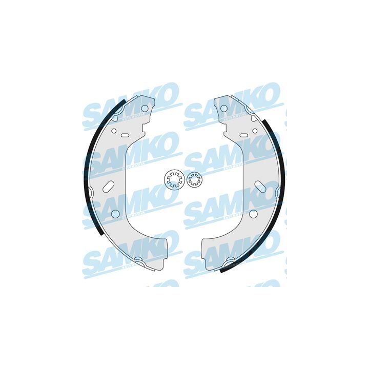Stabdžių trinkelių komplektas SAMKO 87150