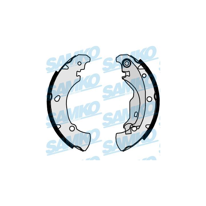 Stabdžių trinkelių komplektas SAMKO 87160