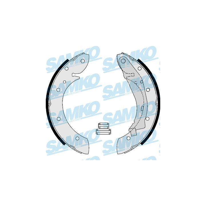 Stabdžių trinkelių komplektas SAMKO 87165