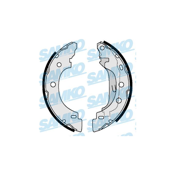 Stabdžių trinkelių komplektas SAMKO 87330