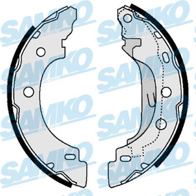 Stabdžių trinkelių komplektas SAMKO 87330