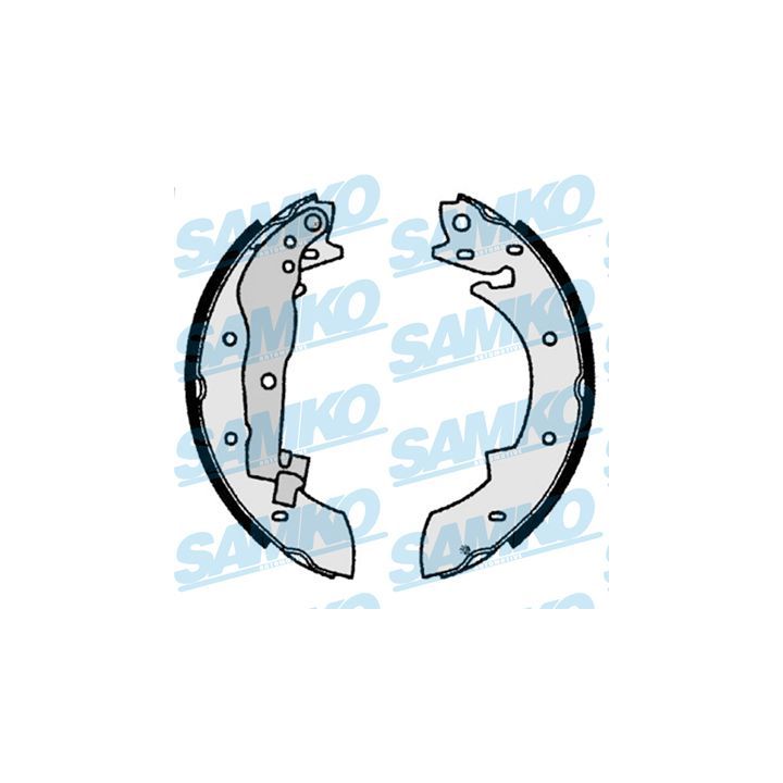 Stabdžių trinkelių komplektas SAMKO 87350