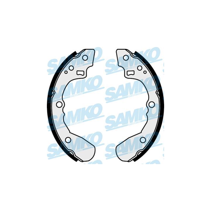Stabdžių trinkelių komplektas SAMKO 87440
