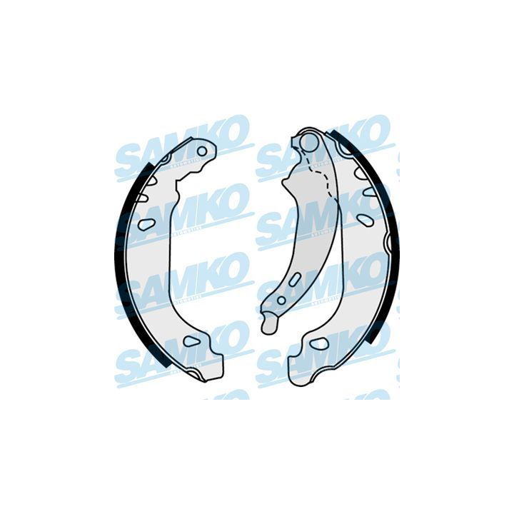 Stabdžių trinkelių komplektas SAMKO 87490