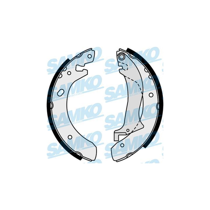 Stabdžių trinkelių komplektas SAMKO 87510