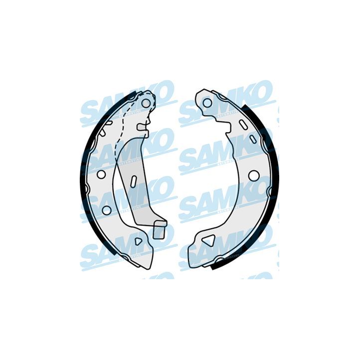 Stabdžių trinkelių komplektas SAMKO 87720
